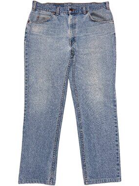 Vintage Levis 631 Orange Tab Light Wash Slim Tapered Fit Jeans mens size 35x27.5